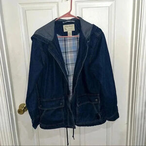 Eddie Bauer jean jacket sz am